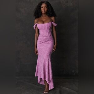 Rose Pink Floral House of CB 'Cesca'-XS